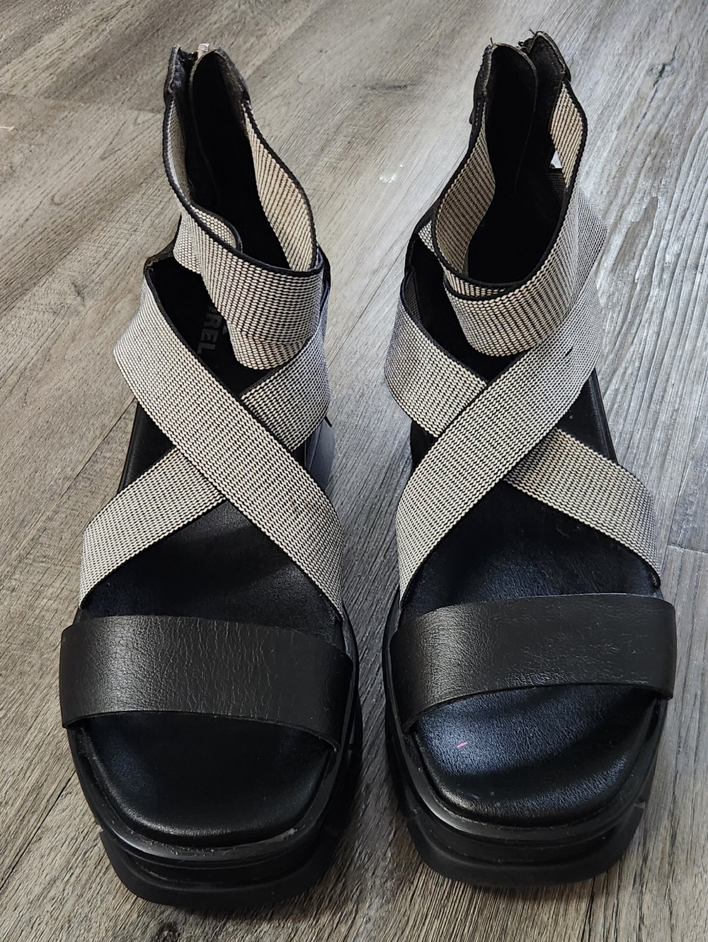 Sorel Joaniell Sport Strap Wedge Sandals - Picture 4 of 9